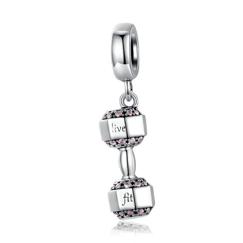 Dumbbell Dangle Charm