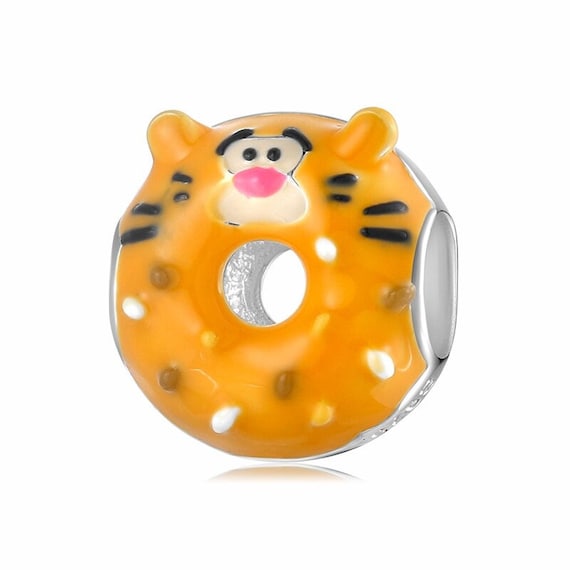 Tigger Enamel Donut Bead Charm