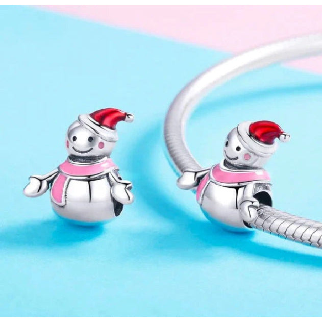 Mrs Snowman Charm
