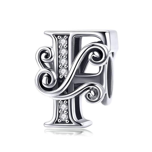 Alphabet Letter A-Z Bead Charm