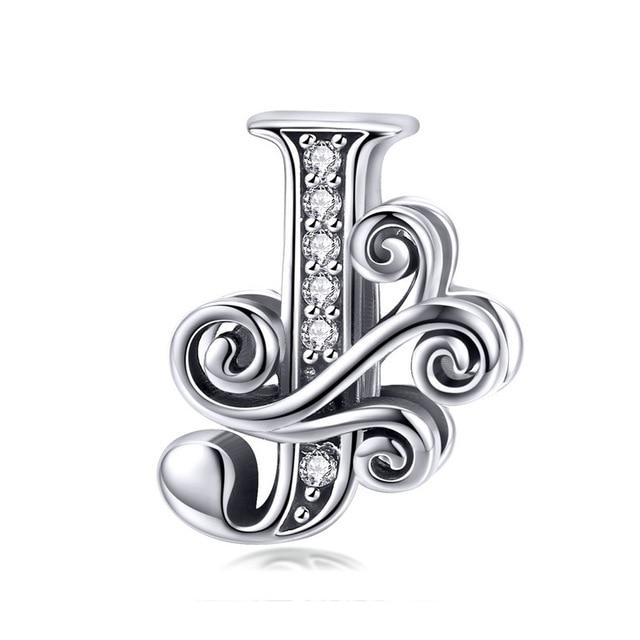 Alphabet Letter A-Z Bead Charm