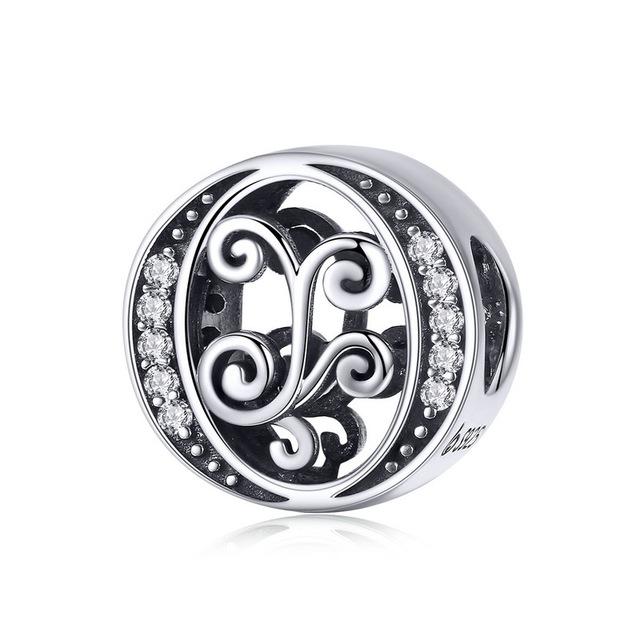 Alphabet Letter A-Z Bead Charm