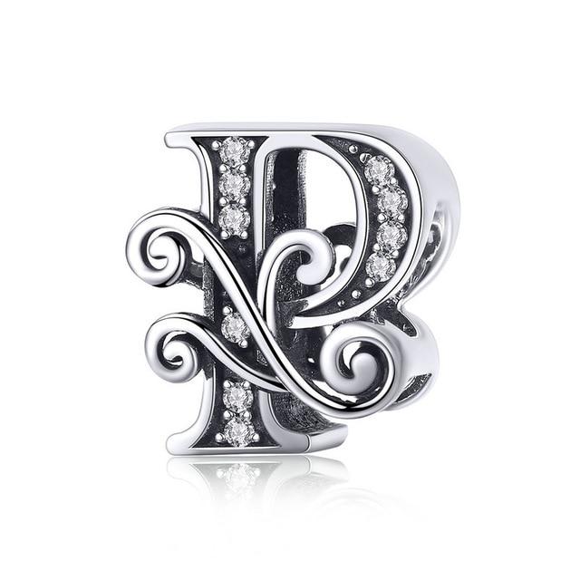Alphabet Letter A-Z Bead Charm