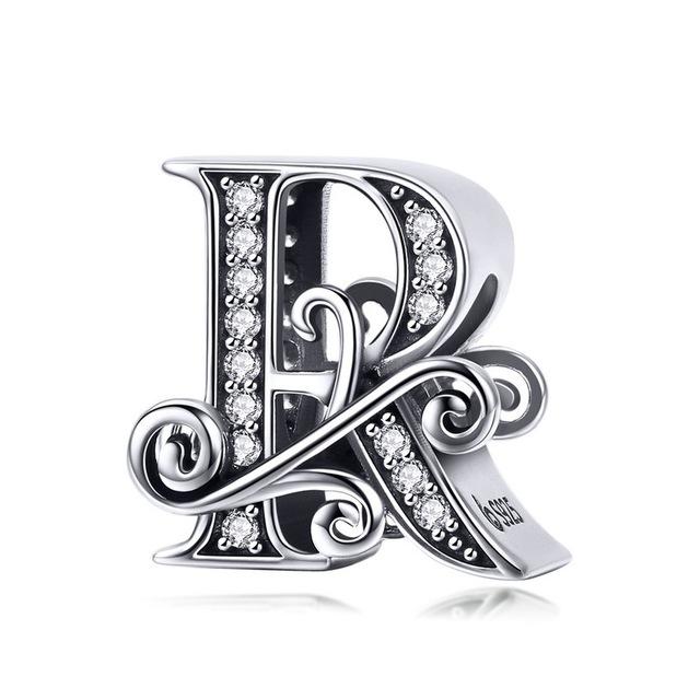 Alphabet Letter A-Z Bead Charm