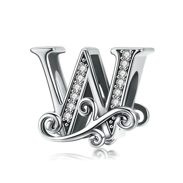 Alphabet Letter A-Z Bead Charm