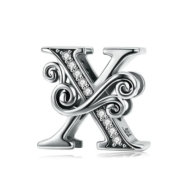 Alphabet Letter A-Z Bead Charm