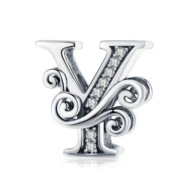 Alphabet Letter A-Z Bead Charm