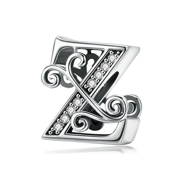 Alphabet Letter A-Z Bead Charm