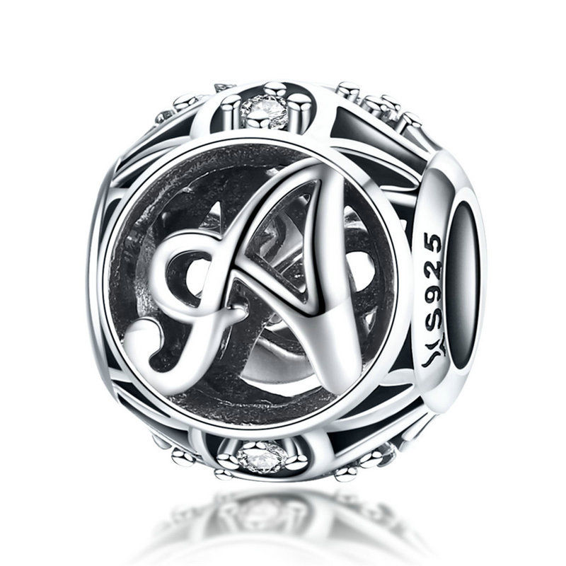 Alphabet Vintage Letter A-Z Bead Charm