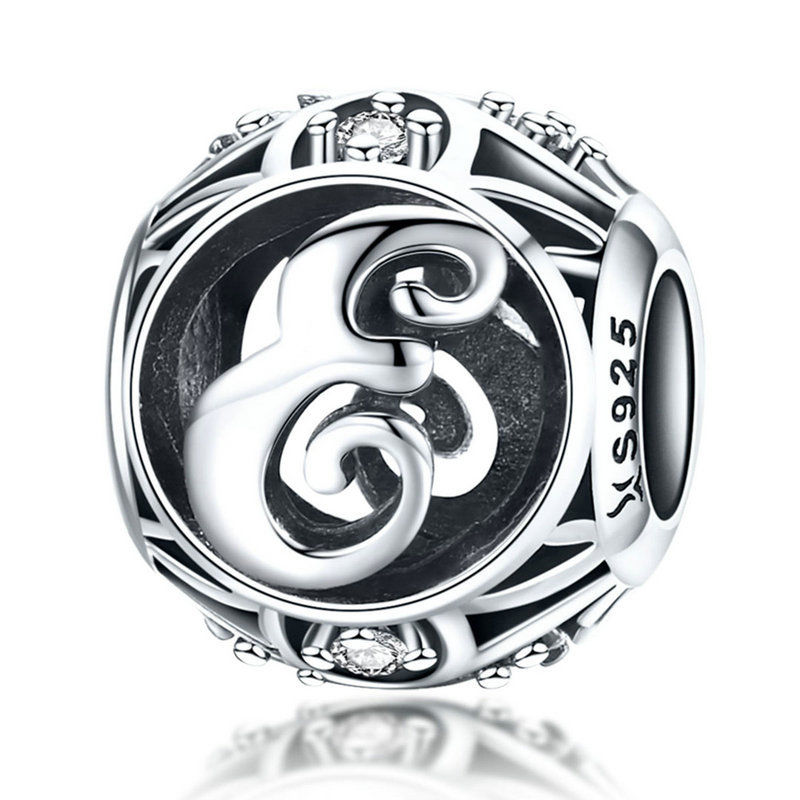 Alphabet Vintage Letter A-Z Bead Charm