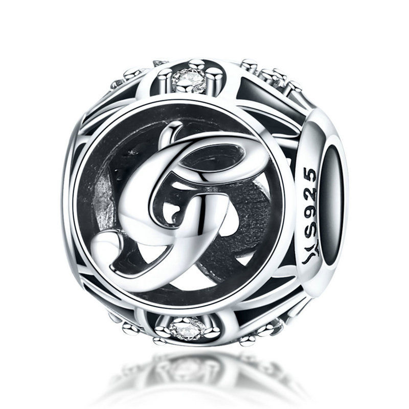 Alphabet Vintage Letter A-Z Bead Charm