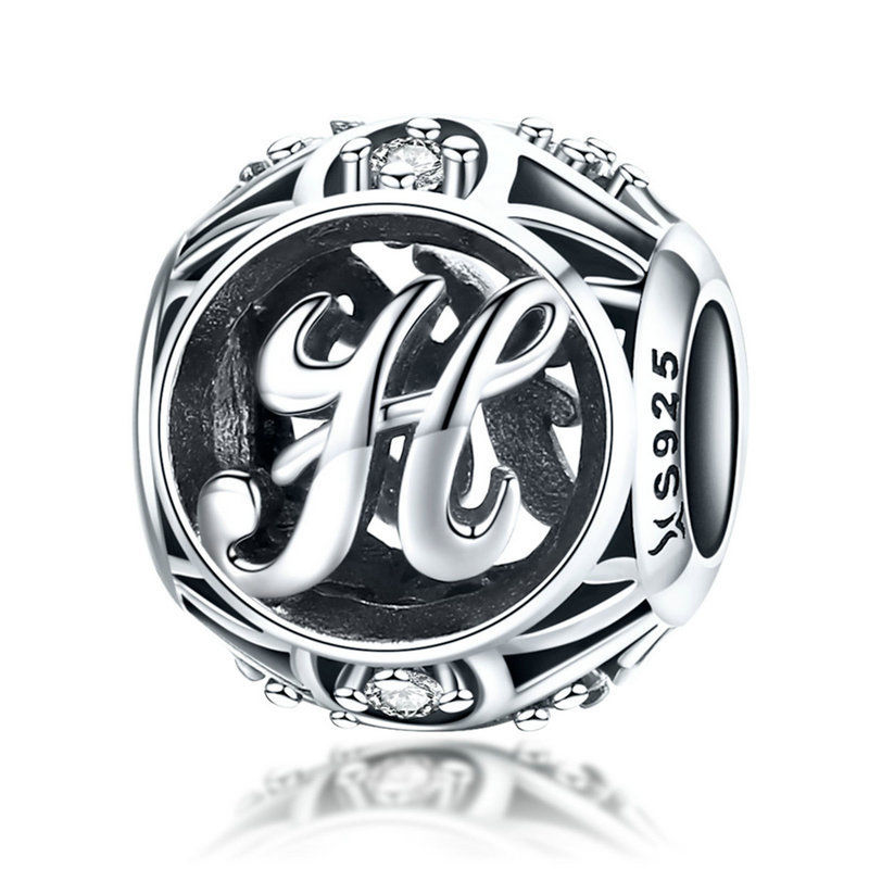 Alphabet Vintage Letter A-Z Bead Charm