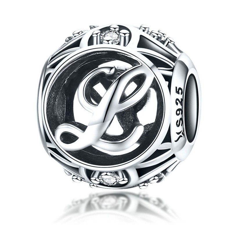 Alphabet Vintage Letter A-Z Bead Charm