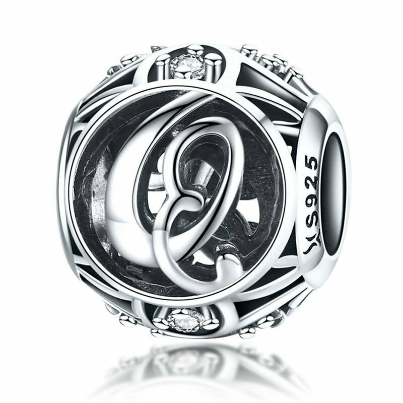 Alphabet Vintage Letter A-Z Bead Charm