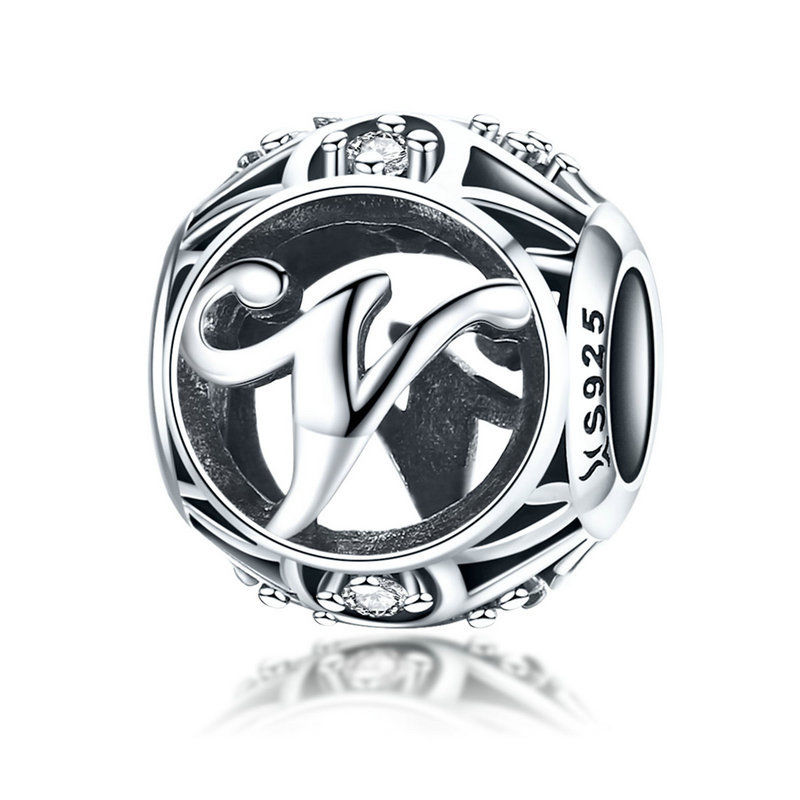 Alphabet Vintage Letter A-Z Bead Charm