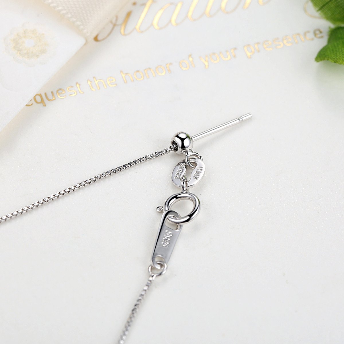 Classic Basic Chain 100% 925 Sterling Silver Lobster Clasp Adjustable Necklace Chain Fashion Jewelry SCA008-45