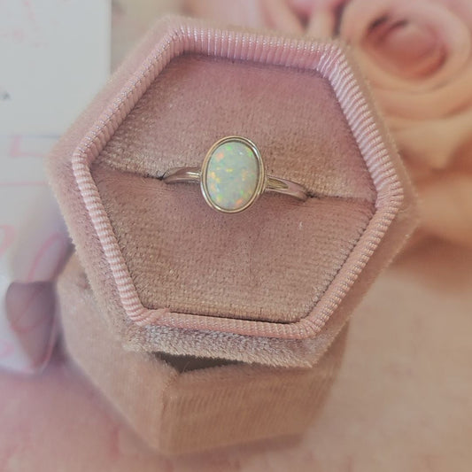 Natural Opal Ring
