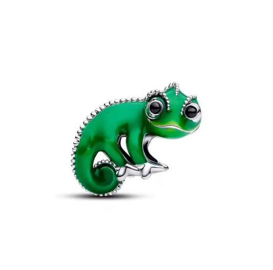 Green Chameleon Charm