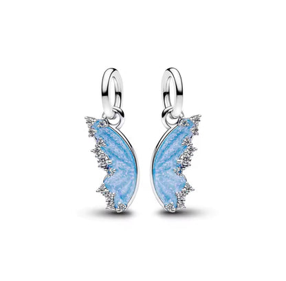 Double Butterfly Charm