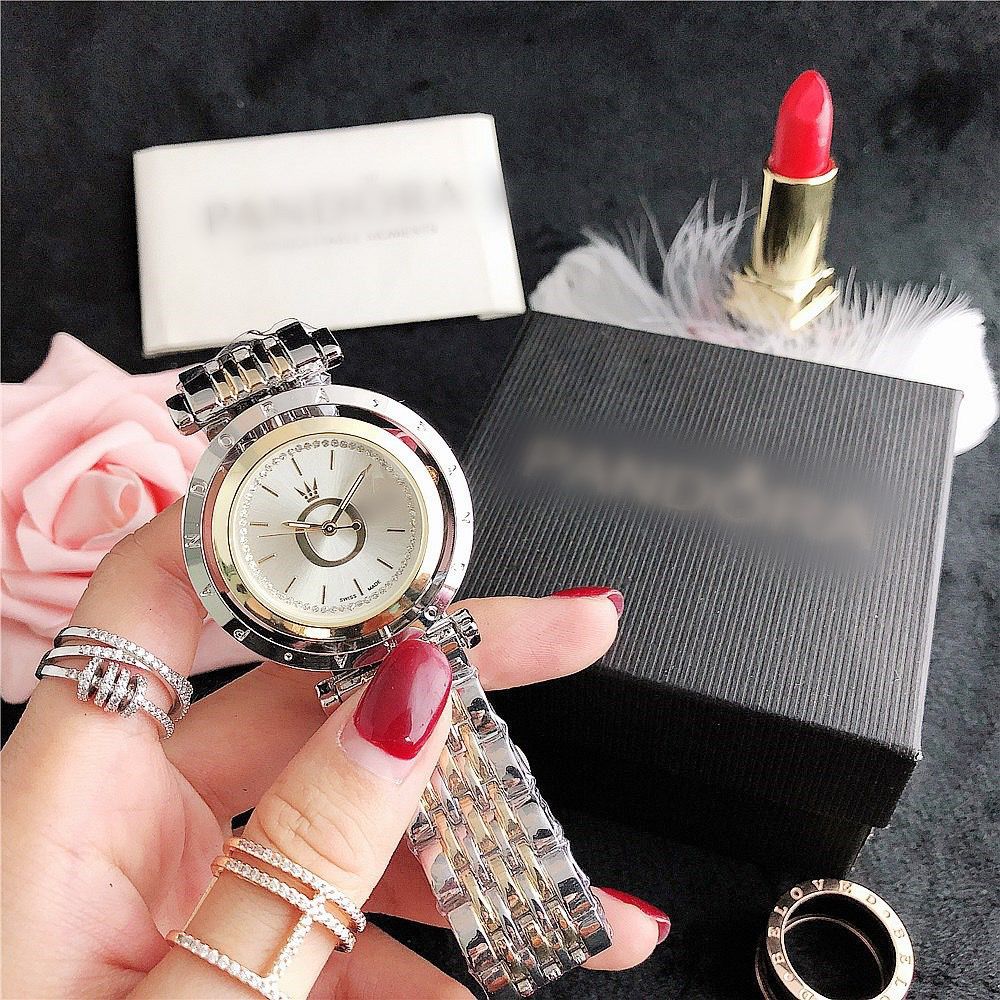 Luxury Quartz Watches Two Tone High Quality Alloy 4