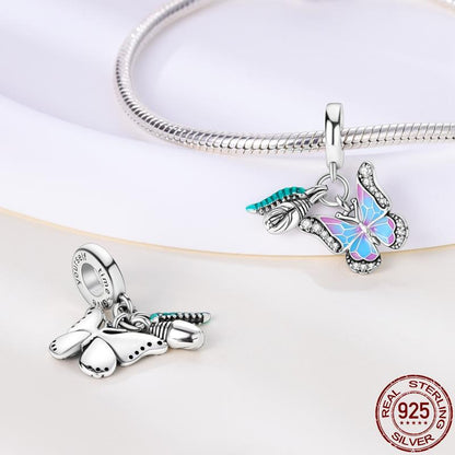 Transform into a Butterfly Dangle Charm