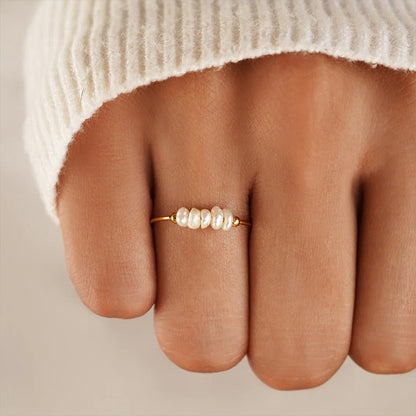 Imperfectly Perfect Pearl Ring