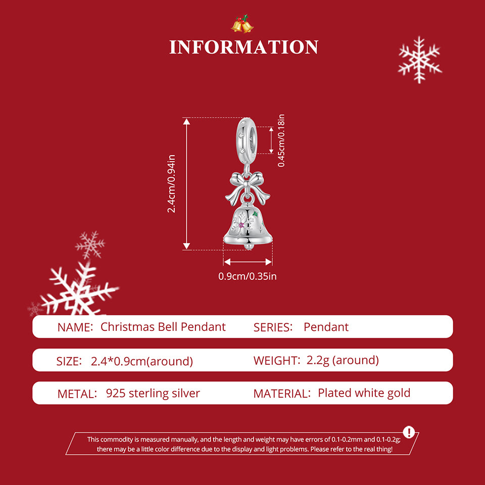Christmas Bell Dangle Charm