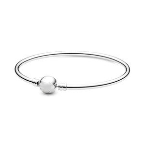 925 Sterling Silver Plain Solid Bangle