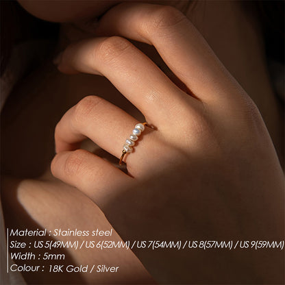 Imperfectly Perfect Pearl Ring