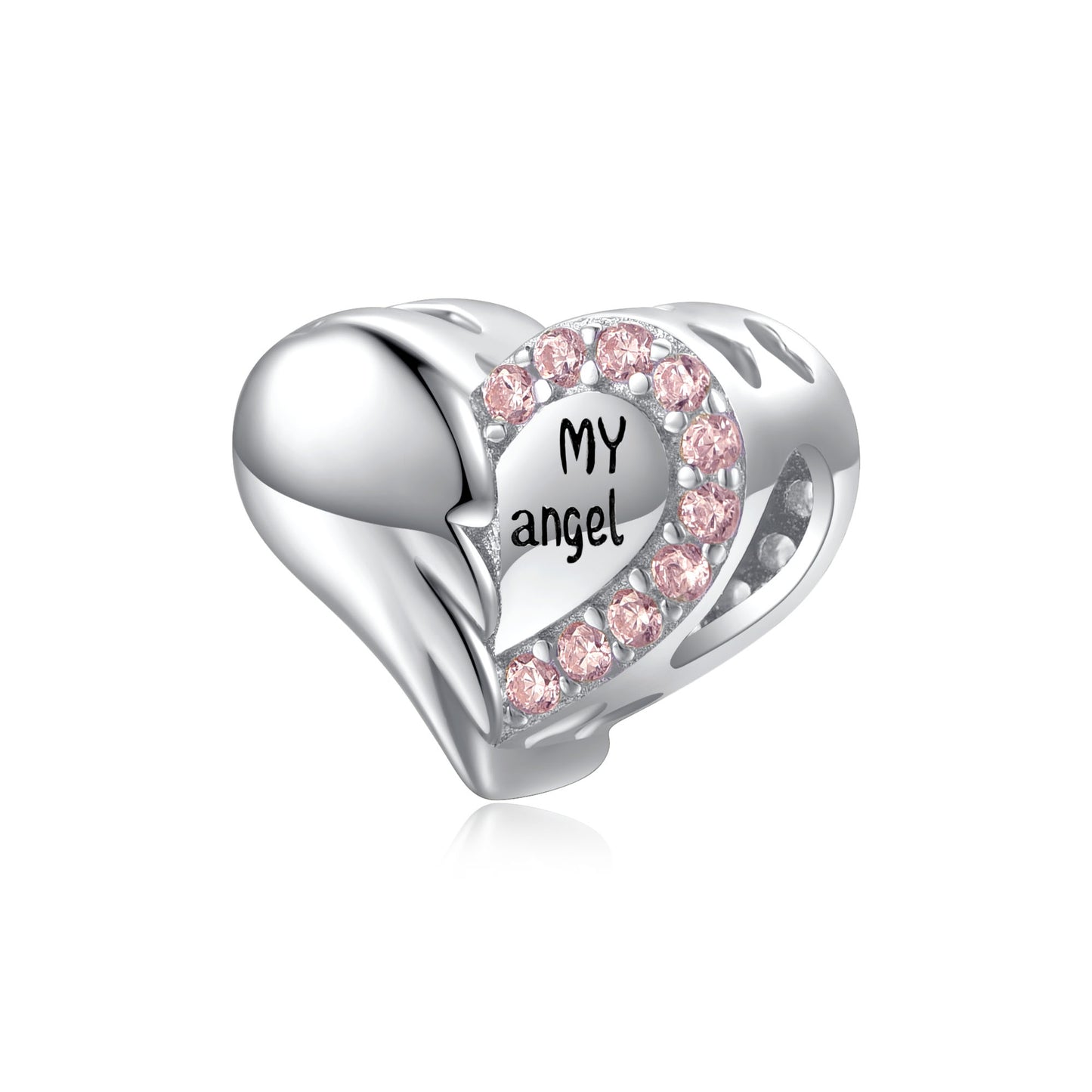 My Angel Eternal Heart Charm