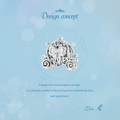 Pumpkin Carriage Bead Charm
