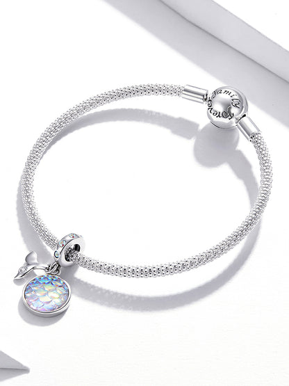Mermaid Tail and Fish Scales Dangle Charm