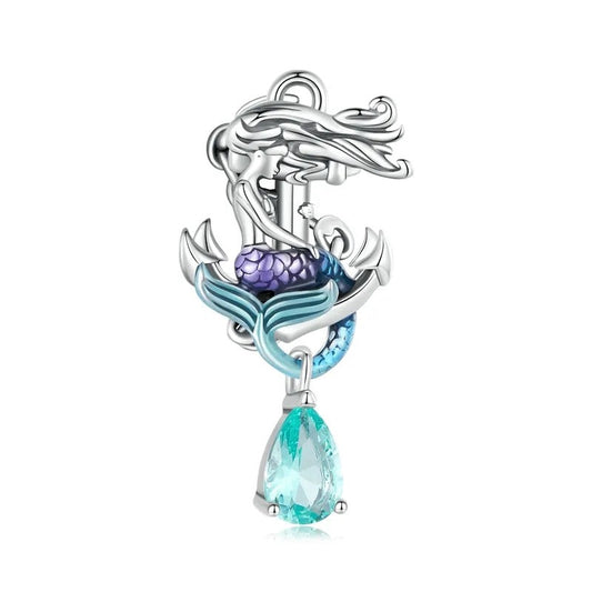 Anchor & Mermaid bead Charm