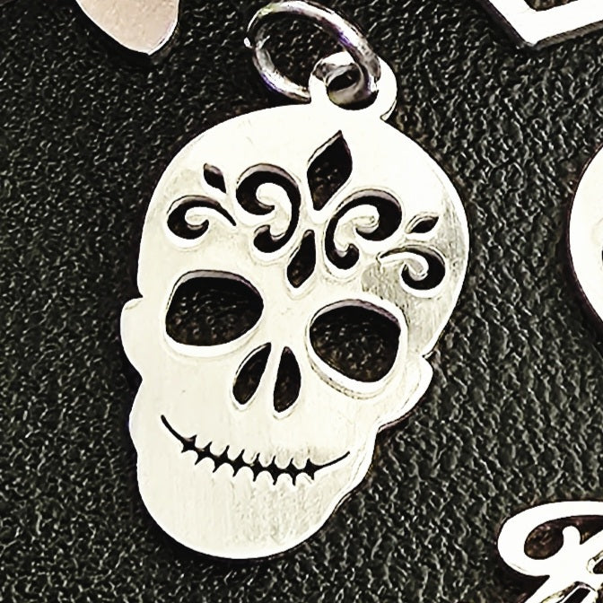 Silver Stainless Steel Charms - Water and Tarnish Proof