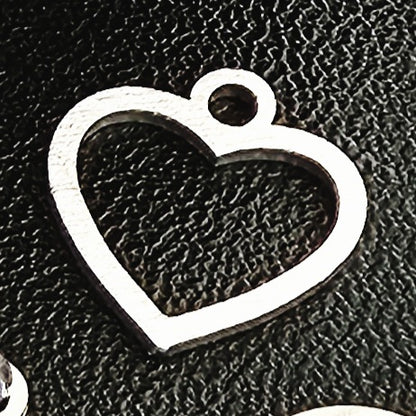 Silver Stainless Steel Charms - Water and Tarnish Proof