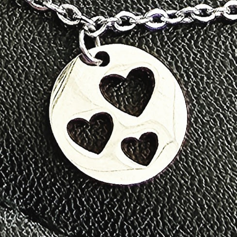 Silver Stainless Steel Charms - Water and Tarnish Proof