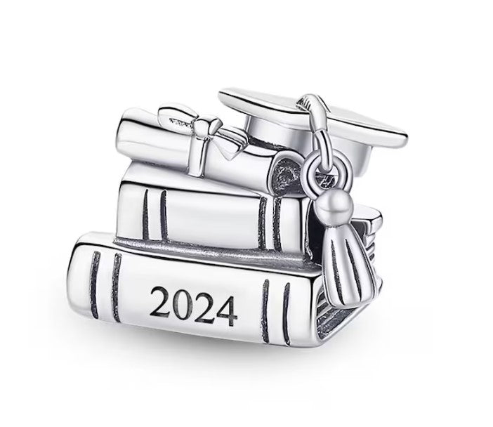 2024 Graduation Books Bead Charm