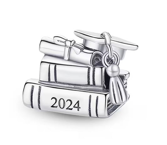 2024 Graduation Books Bead Charm