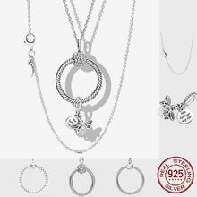 Load image into Gallery viewer, 925 Sterling Silver O pendant