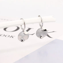 Load image into Gallery viewer, 925 Sterling Silver Disc Drop Dangle Earrings