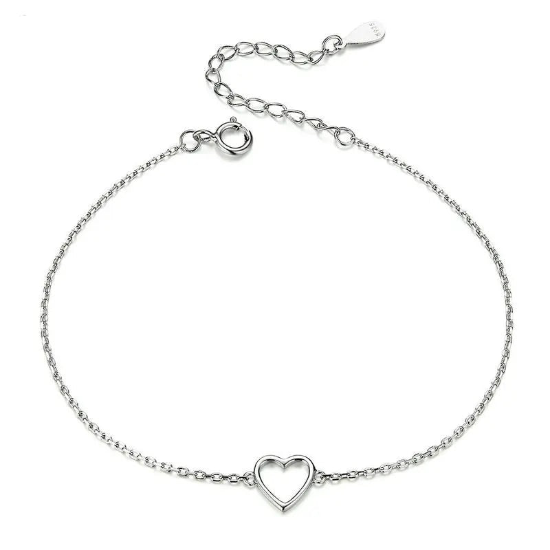 Plain Small Heart Bracelet