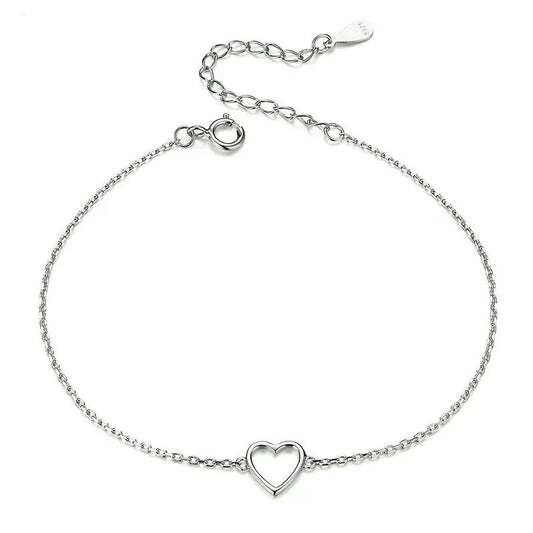 Plain Small Heart Bracelet