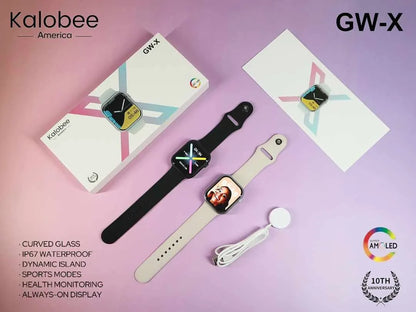 Kalobee Unisex Silver and White Watch GW-X