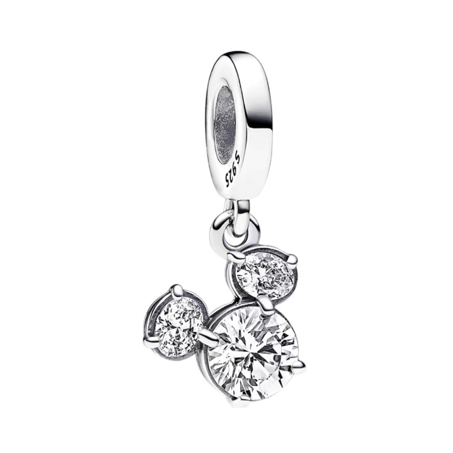CZ Mickey Mouse Dangle Charm