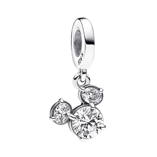 CZ Mickey Mouse Dangle Charm