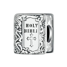 Load image into Gallery viewer, 925 Sterling Silver Holy Bible Bead Charm