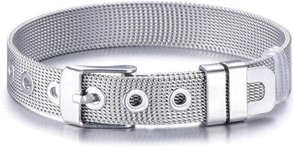 Stainless Steel Mesh Buckle Bracelet