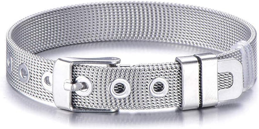 Stainless Steel Mesh Buckle Bracelet