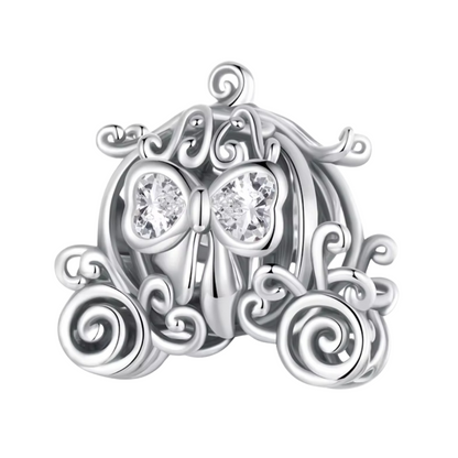Pumpkin Carriage Bead Charm