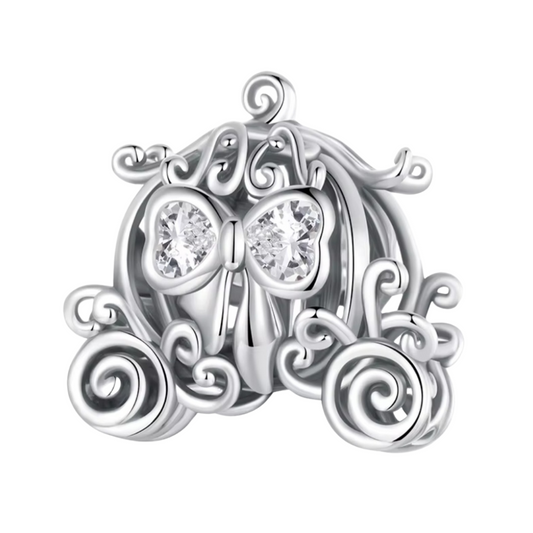 Pumpkin Carriage Bead Charm